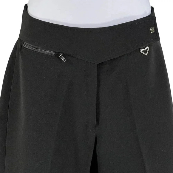 Obermeyer ITB Women's 12R Black Stirrup Stretch Wool Blend Ski Pants Snow Gear - Picture 3 of 15